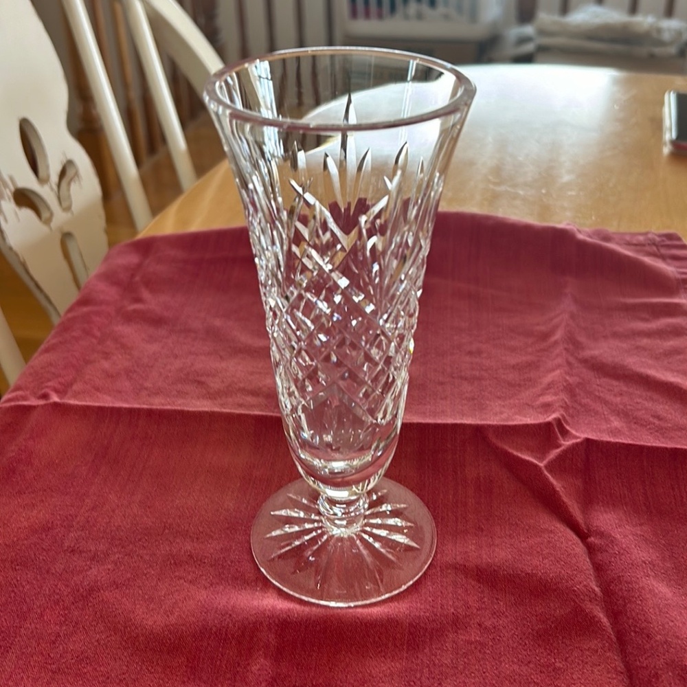 Waterford Crystal 7” vase